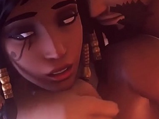 Pharah gets Creampied and Fucked by Mccree night Wanderer big dick