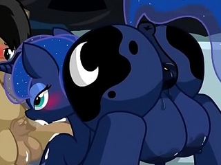 MLP Animation  Princess Luna gives Blowjob to Cogs Fixmore hard-fucking
