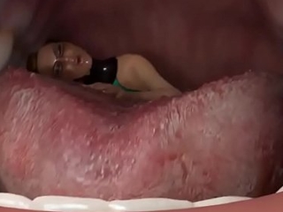 Giantess Digests Tiny pussyfucking