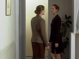 (softcore) Secretary teases her boss in the office